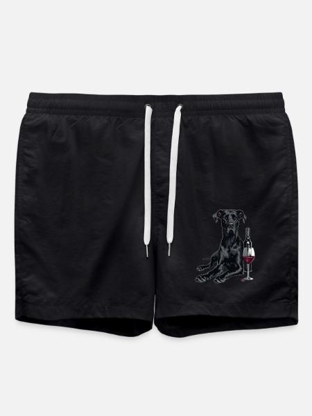 Great Dane - Swim Trunks - black