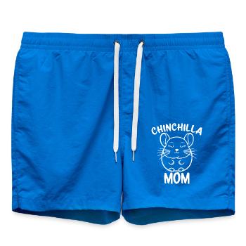 Chinchilla disant maman drôle Chinchilla cadeau - Short de bain - cobalt blue - Devant