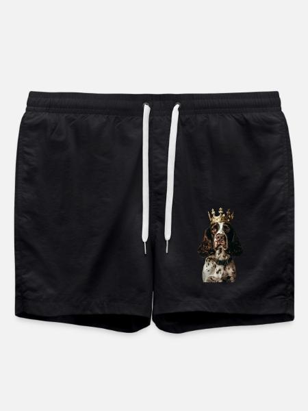 English Springer Spaniel - Swim Trunks - black