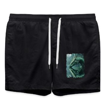 Cerf-volant - Short de bain - noir - Devant - AI Model Male 185 light (185cm)