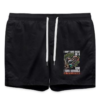 Logging I Don't Have Ducks Or A Row Tree Climber - Swim Trunks - black - Front - AI Model Male 185 light (185cm)