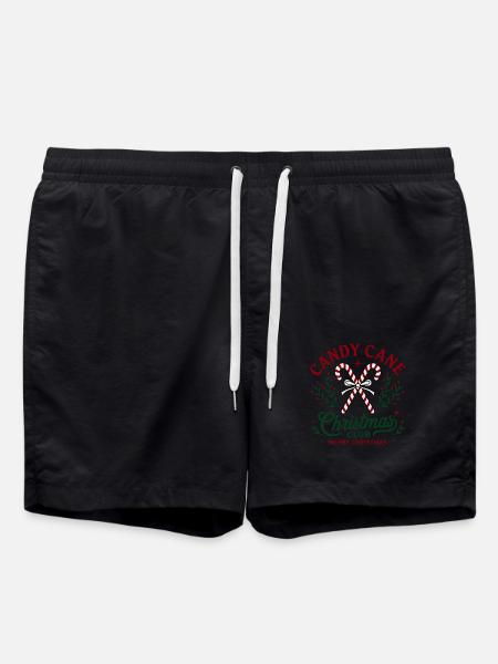 Partenaire de canne à sucre Look pour Noël - Short de bain - noir