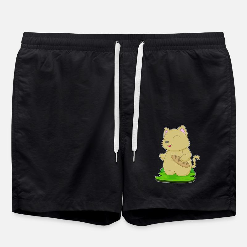 Pain pour chat - Short de bain - noir