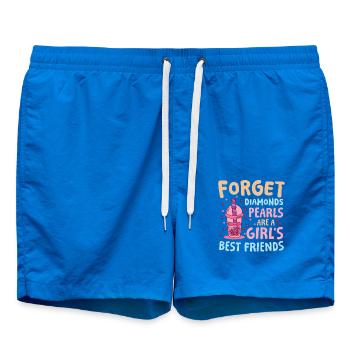 Lustiger Bubble Tea Spruch für einen Bubble Tea - Badeshorts - Cobalt blue - Vorne