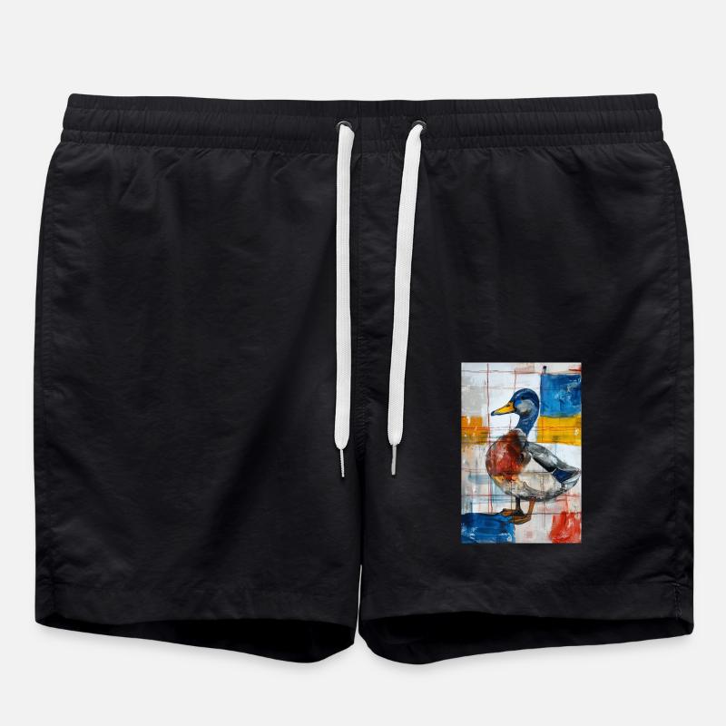 Duck - Swim Trunks - black
