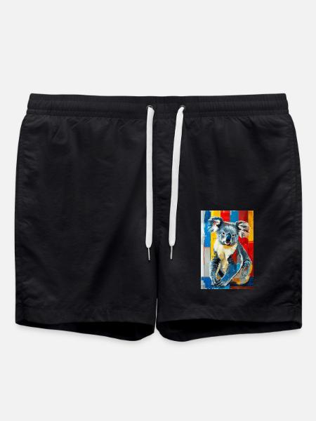 Koala - Badeshorts - Schwarz