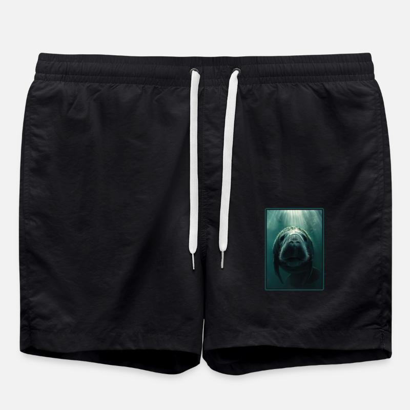 Lamantins Seekuh Lamantin - Short de bain - noir