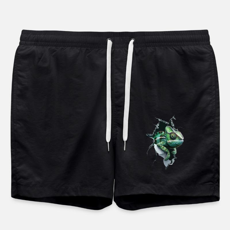 Chameleon - Swim Trunks - black