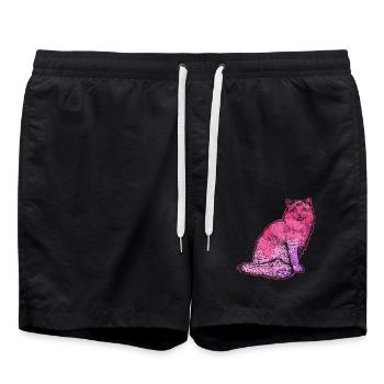 Ragdoll cat Ragdoll cat Colorful - Swim Trunks - black - Front - AI Model Male 185 light (185cm)