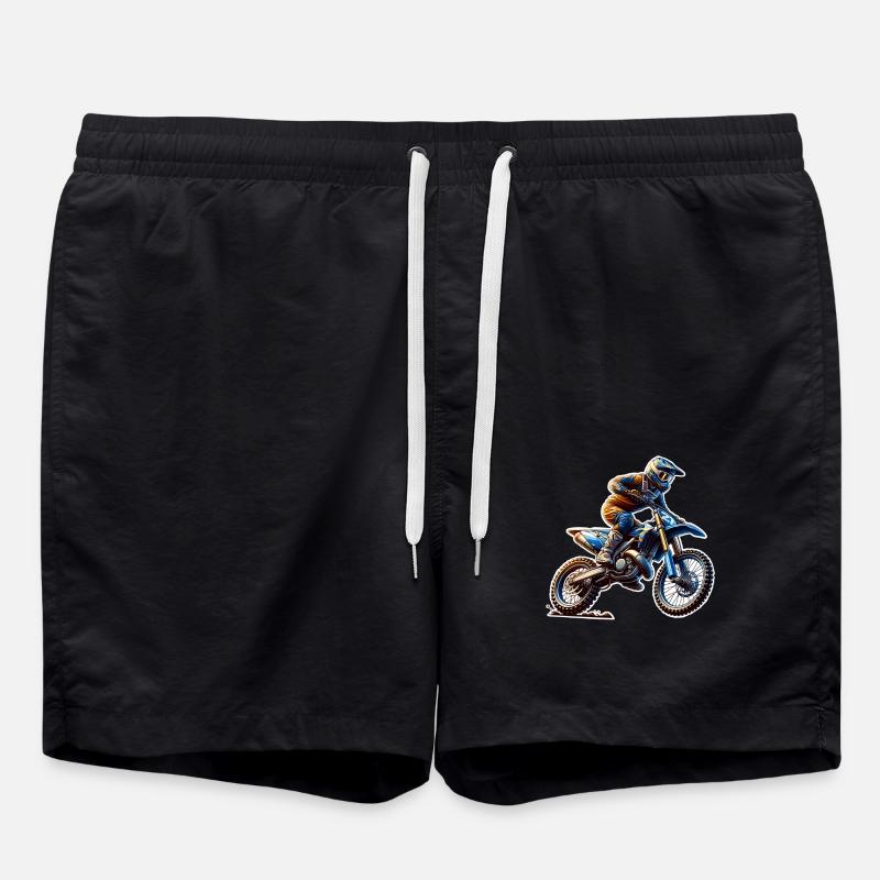 Motocross - Swim Trunks - black