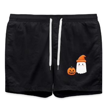 Halloween Geschenk Frauen Geist Männer Kinder Deko - Short de bain - noir - Devant - AI Model Male 185 light (185cm)