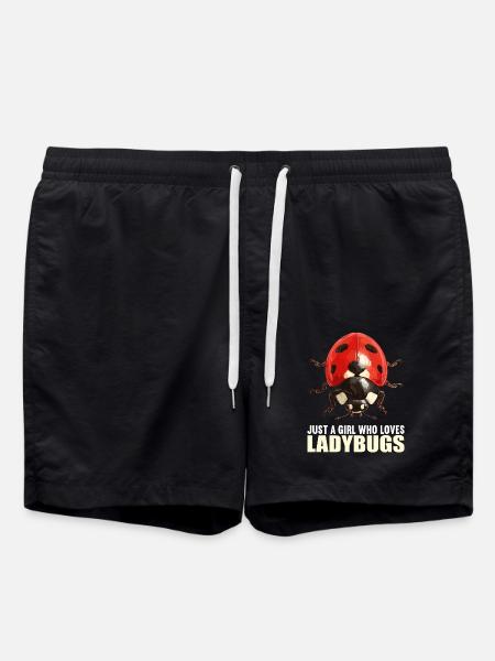 Ladybug Marienkäfer - Swim Trunks - black