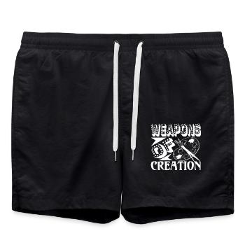 Artist Artist Weapons Of Creation - Swim Trunks - black - Front - AI Model Male 185 light (185cm)
