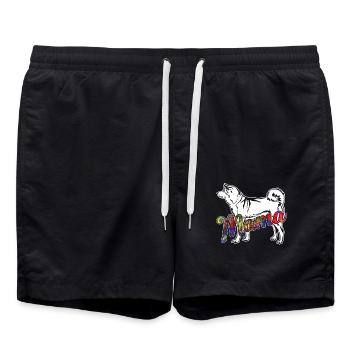 Akita Akita Mama - Swim Trunks - black - Front - AI Model Male 185 light (185cm)