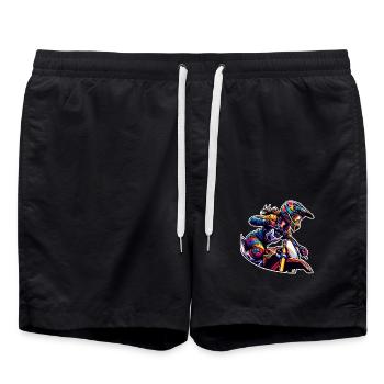 Motocross Femmes Filles Fille - Short de bain - noir - Devant - AI Model Male 185 light (185cm)