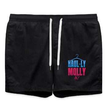 Thrift Shopper Haul-ly Molly Thrift Store - Badeshorts - Schwarz - Vorne - AI Model Male 185 light (185cm)