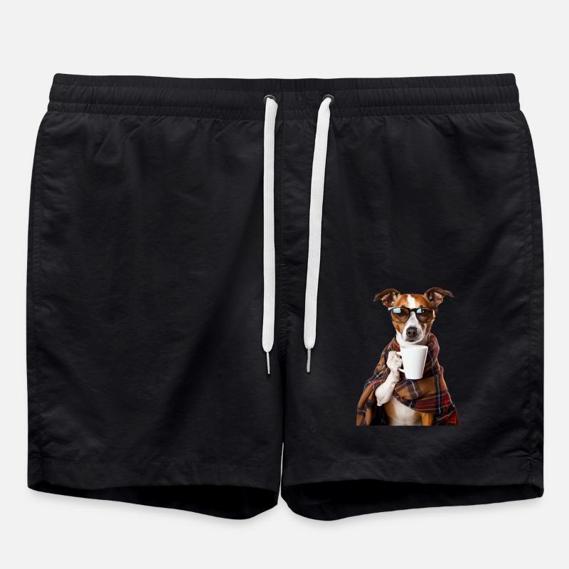 Dog - Swim Trunks - black