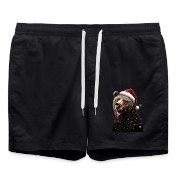 Porter - Short de bain - noir - Devant - AI Model Male 185 light (185cm)