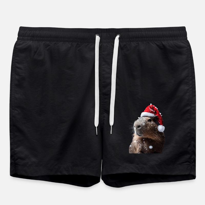 Wasserschwein - Badeshorts - Schwarz