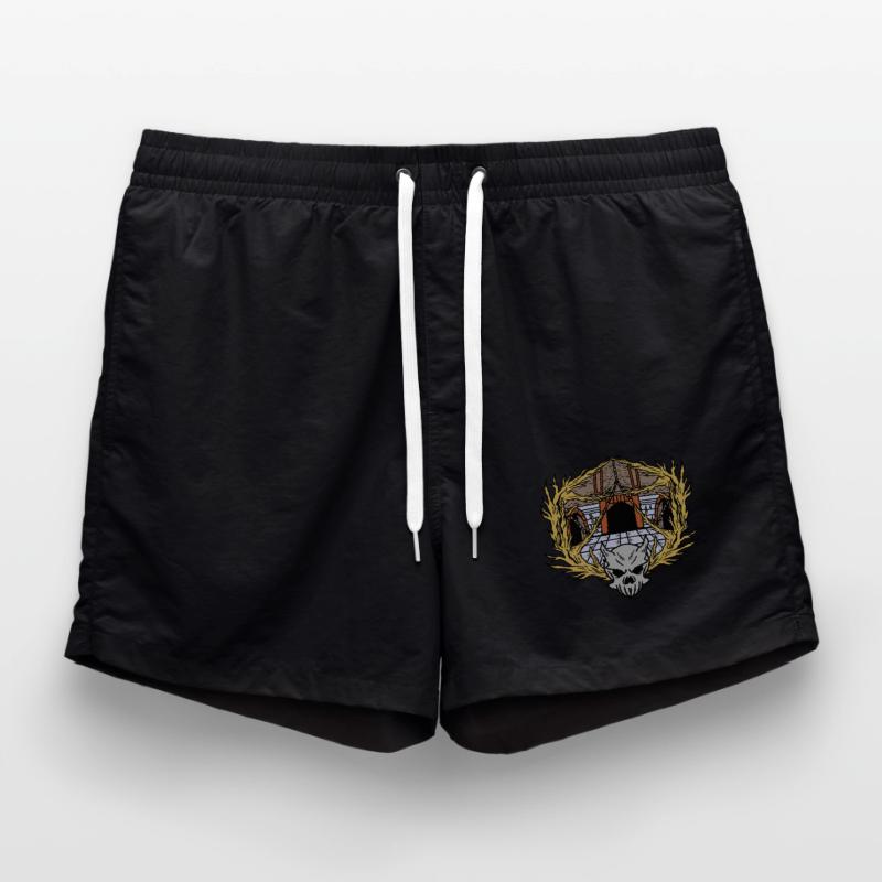 Dungeons Skeleton Magic Dungeon Swim Trunks