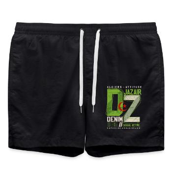 URBAN DZ - Badeshorts - Schwarz - Vorne - AI Model Male 185 light (185cm)