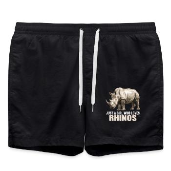 Rhino Rhinos Rhino - Short de bain - noir - Devant - AI Model Male 185 light (185cm)
