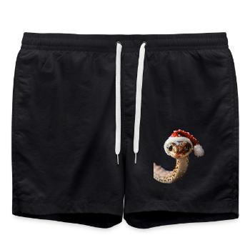 Serpent - Short de bain - noir - Devant - AI Model Male 185 light (185cm)
