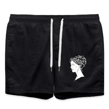 Ancient God Greek Demeter Mythology - Swim Trunks - black - Front - AI Model Male 185 light (185cm)