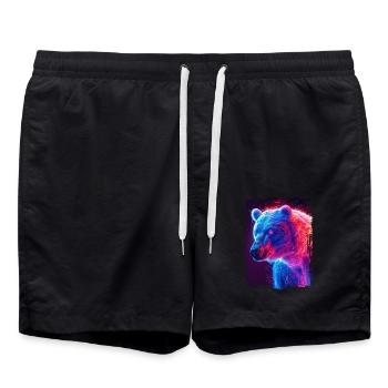 Porter - Short de bain - noir - Devant - AI Model Male 185 light (185cm)