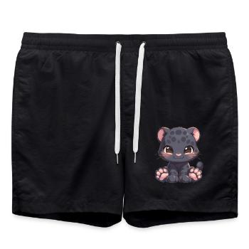 Panthères Panthère - Short de bain - noir - Devant - AI Model Male 185 light (185cm)