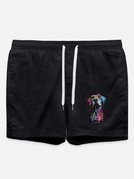 Dog - Swim Trunks - black