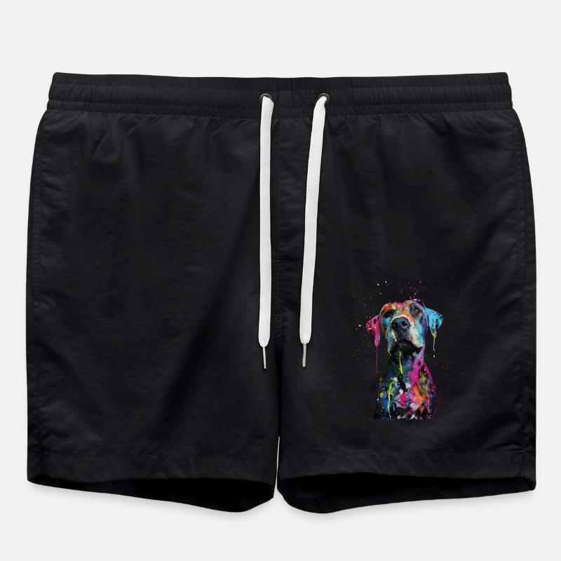 Dog - Swim Trunks - black