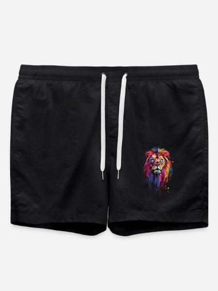 Lion - Short de bain - noir