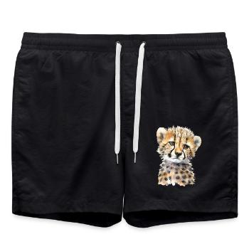 Guépard - Short de bain - noir - Devant - AI Model Male 185 light (185cm)