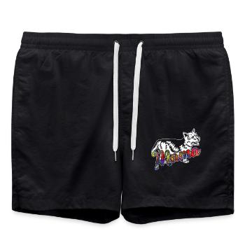 Australian Terrier Australian Terrier Mama - Swim Trunks - black - Front - AI Model Male 185 light (185cm)