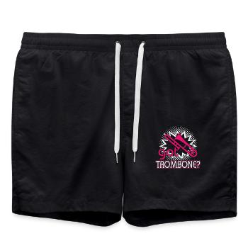 Got Trombone - Swim Trunks - black - Front - AI Model Male 185 light (185cm)