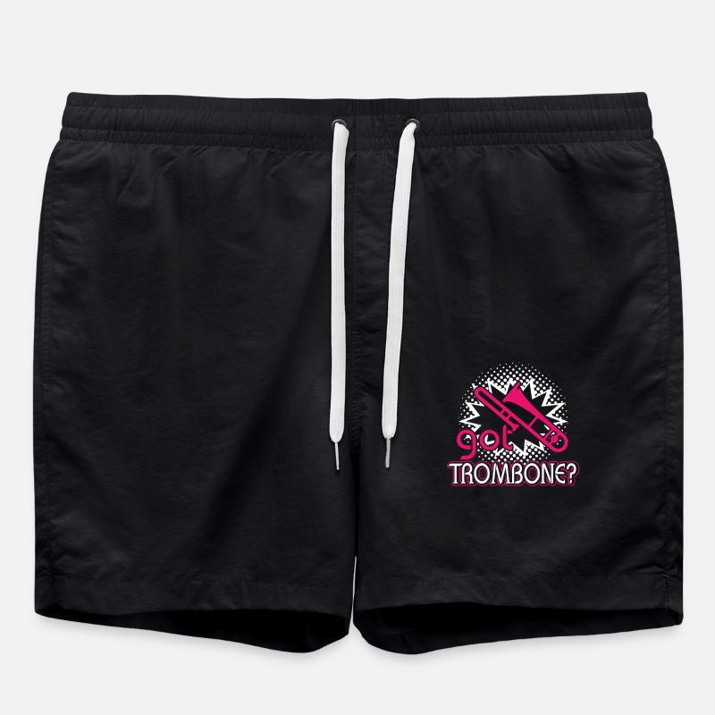 Got Trombone - Swim Trunks - black