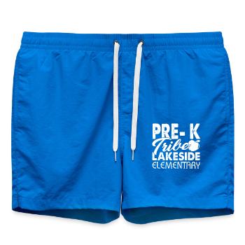 Pre K Teacher Tribe Lakeside Elementary - Swim Trunks - cobalt blue - Front