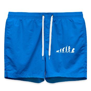 Die menschliche Evolution Fotograf Fotografie - Badeshorts - Cobalt blue - Vorne