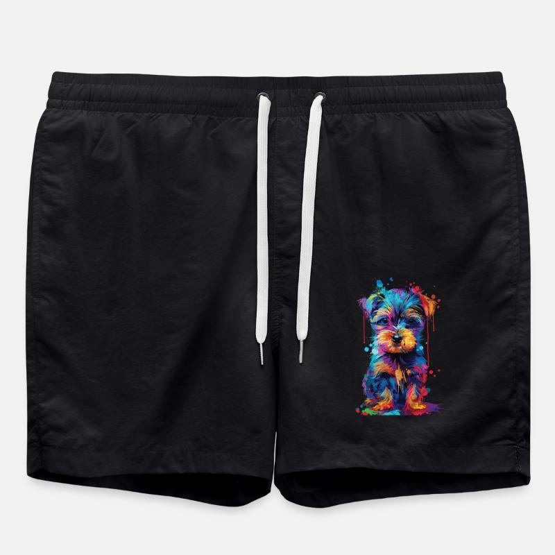 Chien - Short de bain - noir