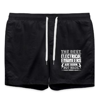 Best Electrical Engineers Are Born Not Made - Swim Trunks - black - Front - AI Model Male 185 light (185cm)