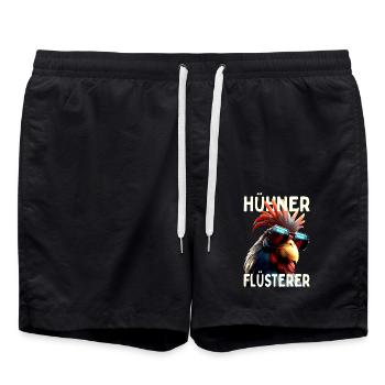 Chickens Whisperer Rooster Chicken Daddy Farmer Chicken - Swim Trunks - black - Front - AI Model Male 185 light (185cm)