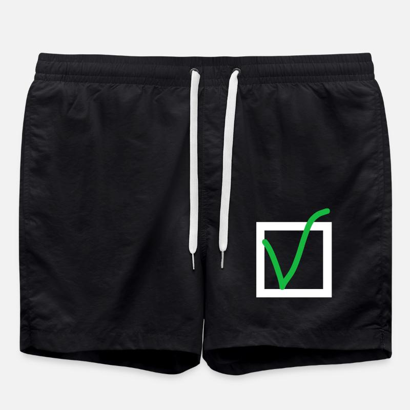 Abhaken - Badeshorts - Schwarz