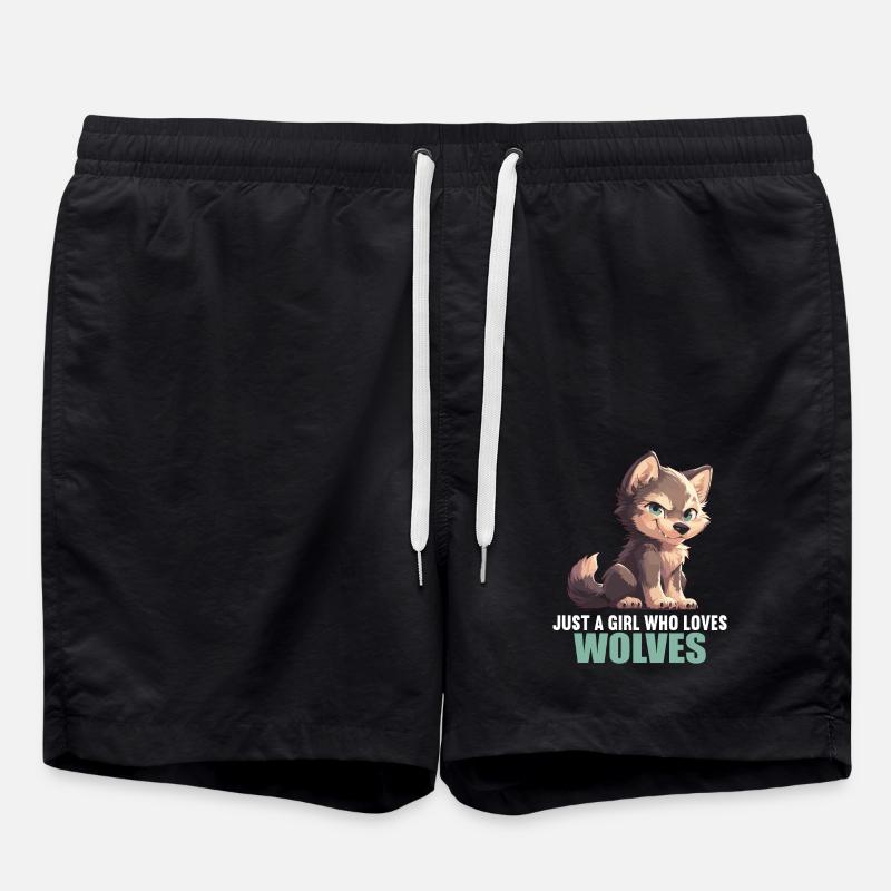 Loups Loup - Short de bain - noir