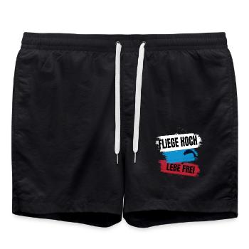Parapente - Volez haut, vivez en liberté - Short de bain - noir - Devant - AI Model Male 185 light (185cm)