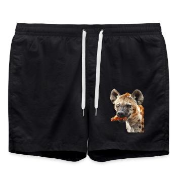 Hyena - Swim Trunks - black - Front - AI Model Male 185 light (185cm)
