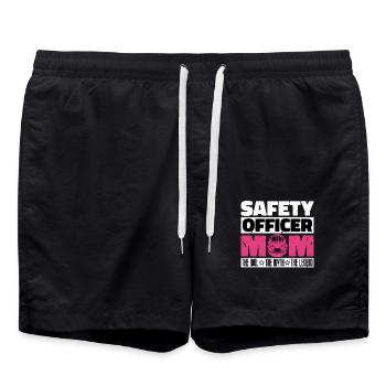 Safety Officer Mom The Idol The Patrol Control - Badeshorts - Schwarz - Vorne - AI Model Male 185 light (185cm)