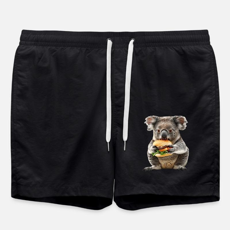 Koala - Badeshorts - Schwarz