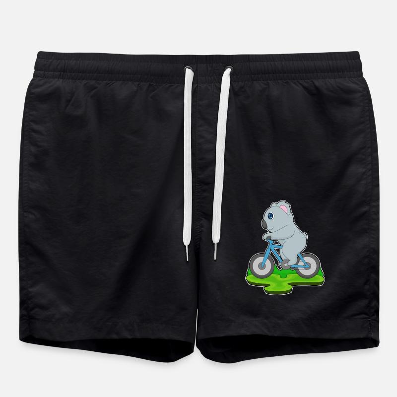 Koala Bike - Swim Trunks - black