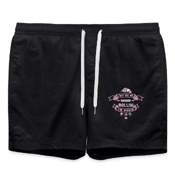 Baker Rollin Bakin' Confectioner Baking - Swim Trunks - black - Front - AI Model Male 185 light (185cm)